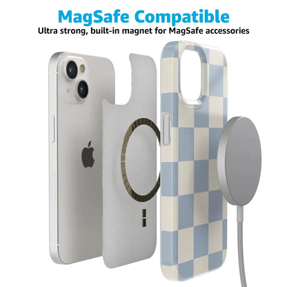 Fit Check | Light Blue Checkerboard Case