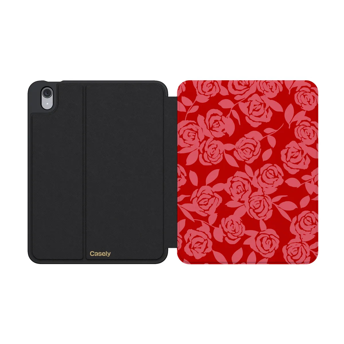 Final Rose | Red & Pink Floral iPad Case