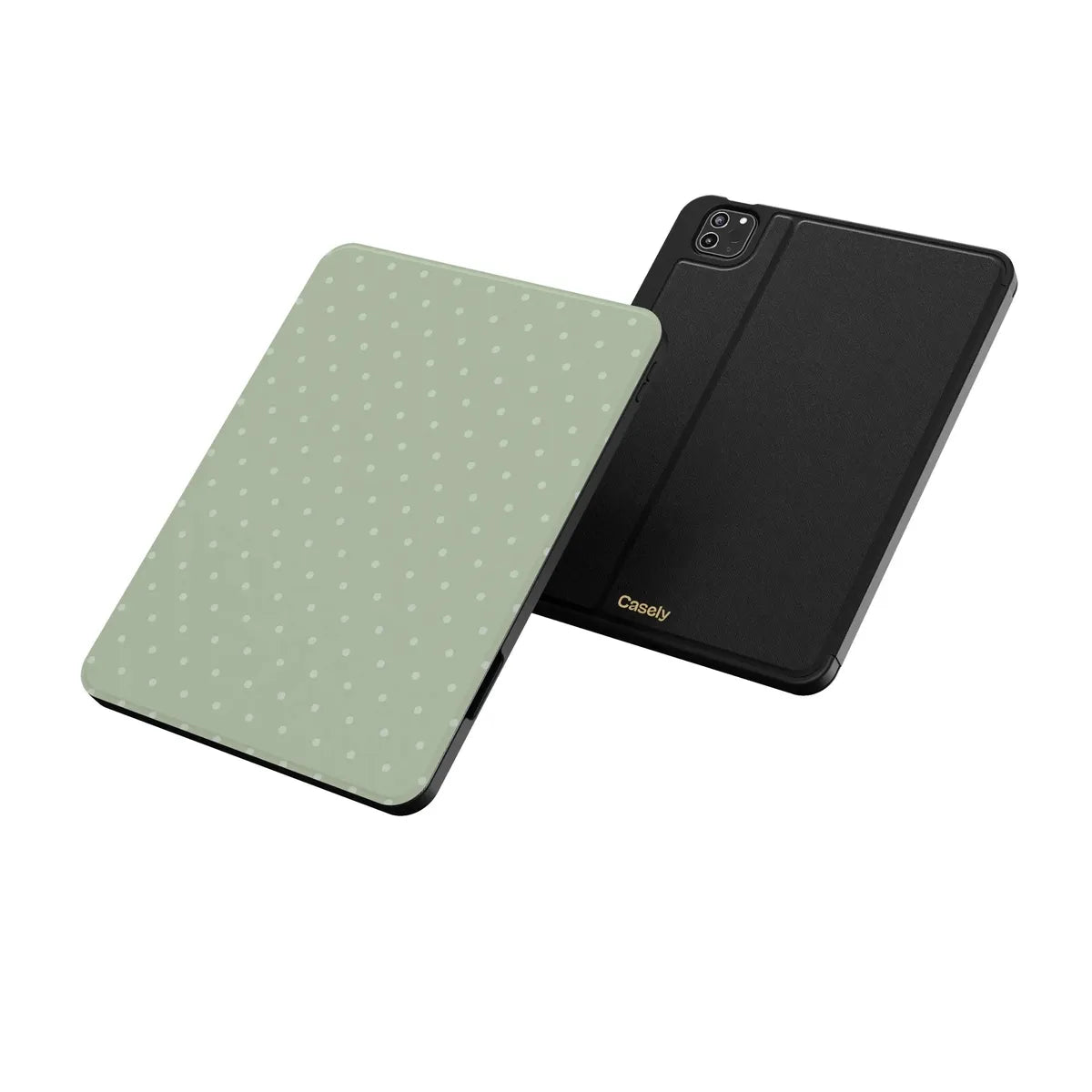 On the Dot | Green Polka Dot iPad Case