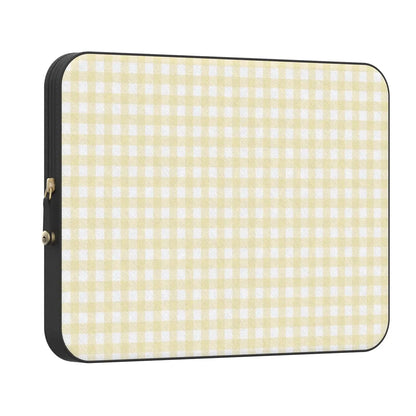 Pastel Picnic | Yellow Gingham Laptop Case