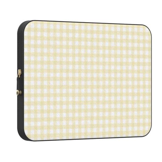 Pastel Picnic | Yellow Gingham Laptop Case