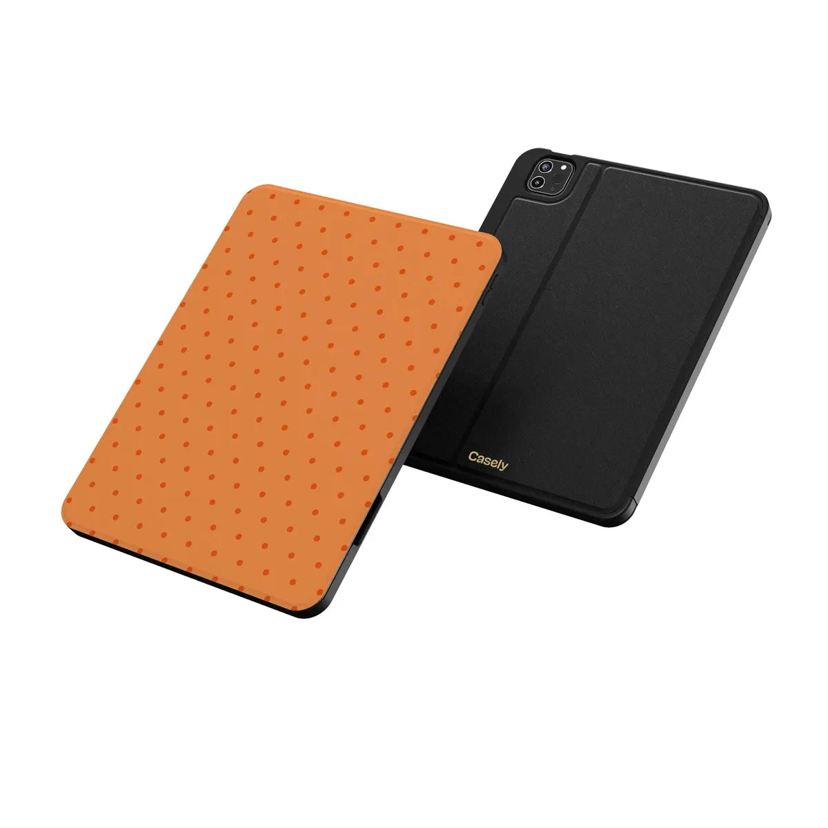 On the Dot | Orange Polka Dot iPad Case