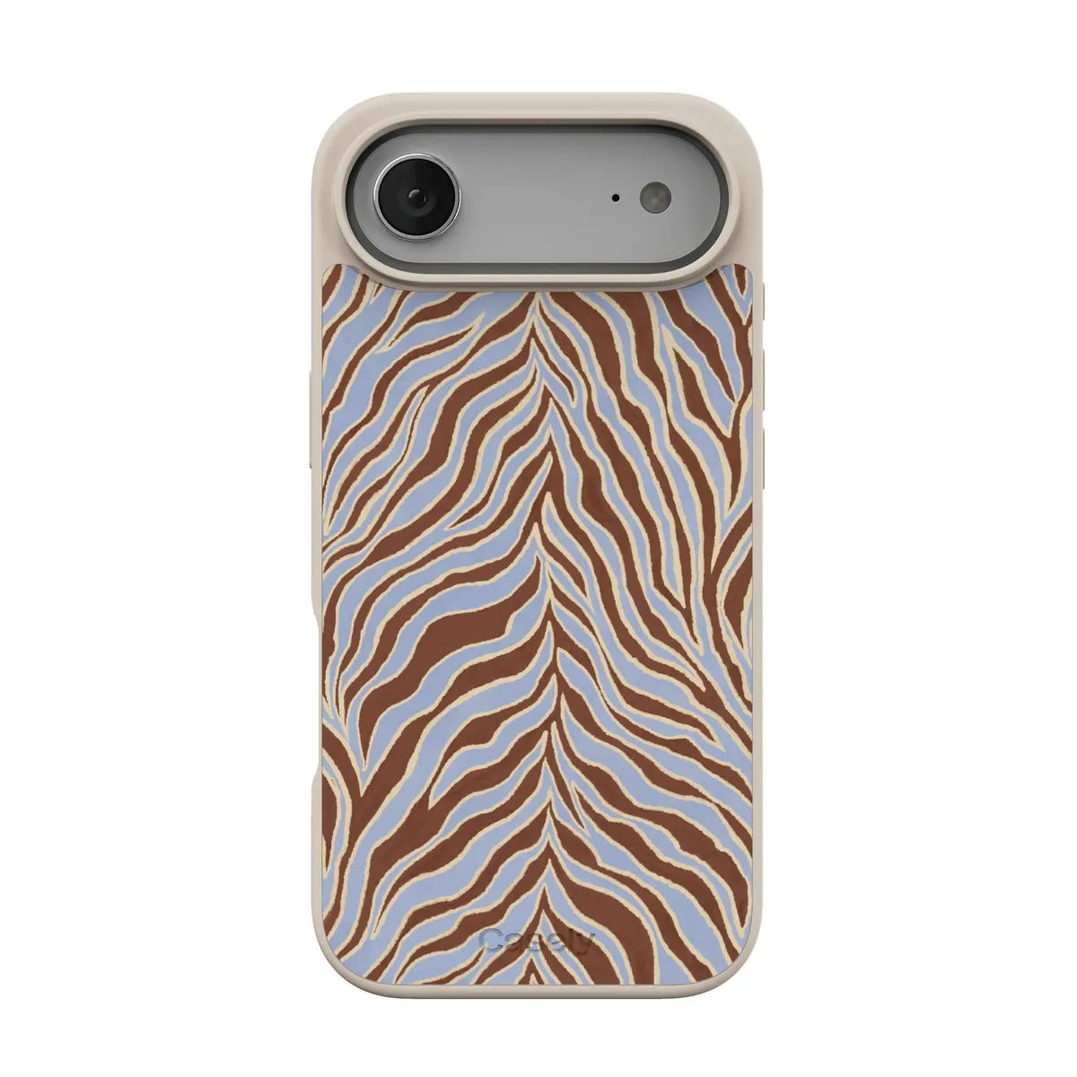Untamed | Brown & Blue Zebra Case - iPhone 17 Air