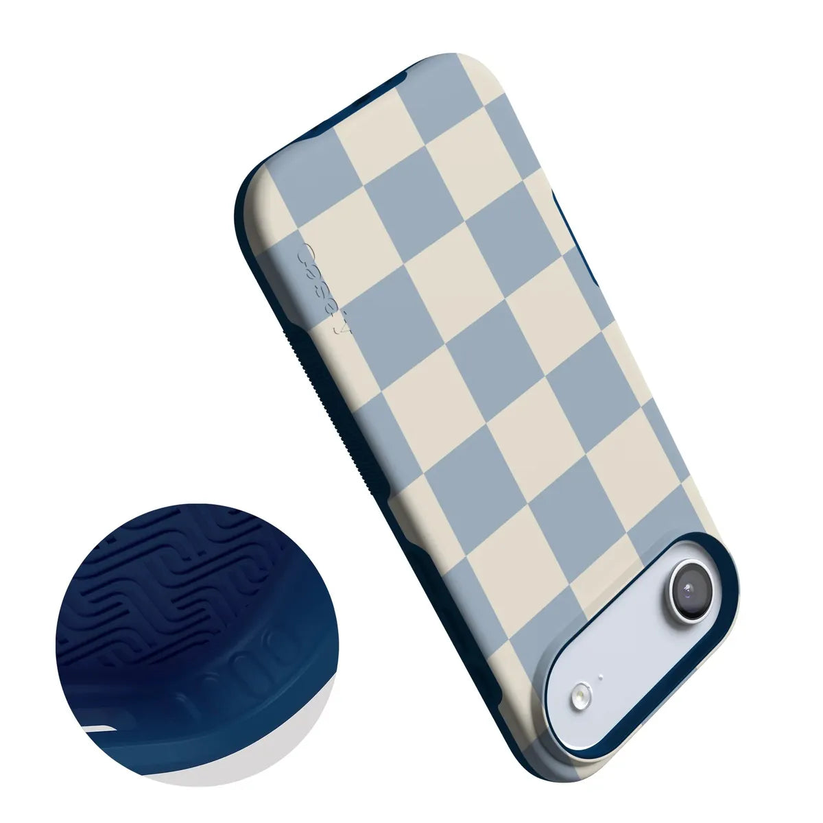 Fit Check | Light Blue Checkerboard Case