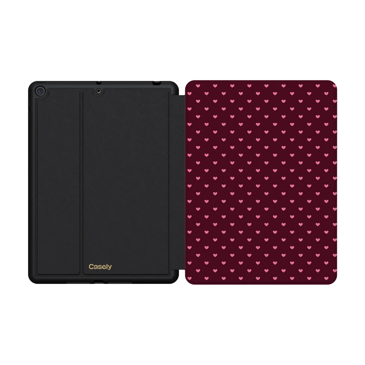 Heart Noir | Tiny Hearts iPad Case