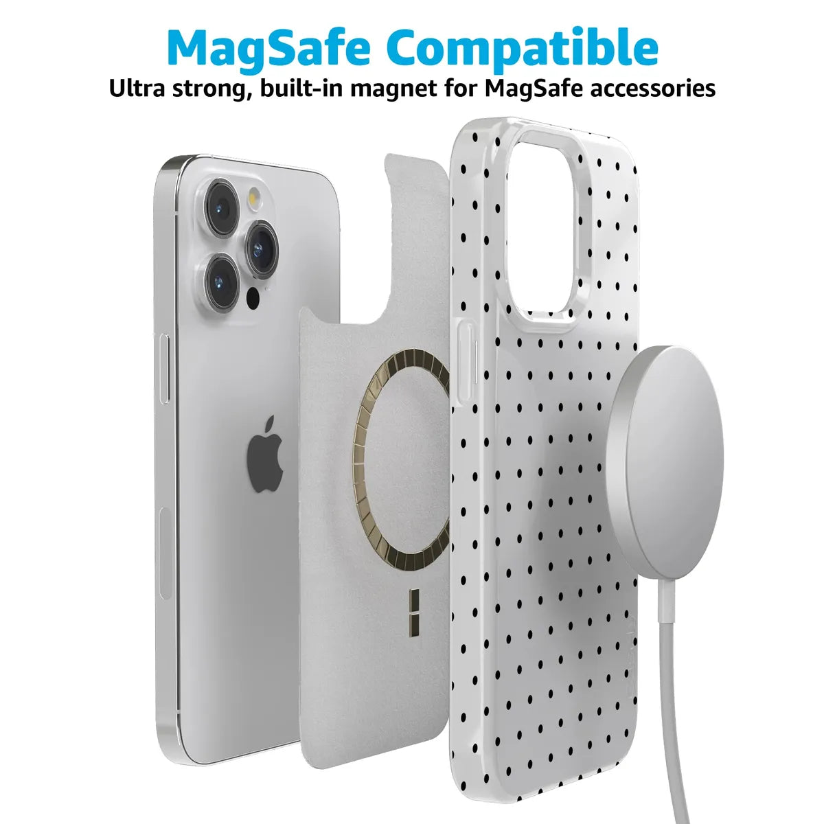 On the Dot | Black Polka Dot Case