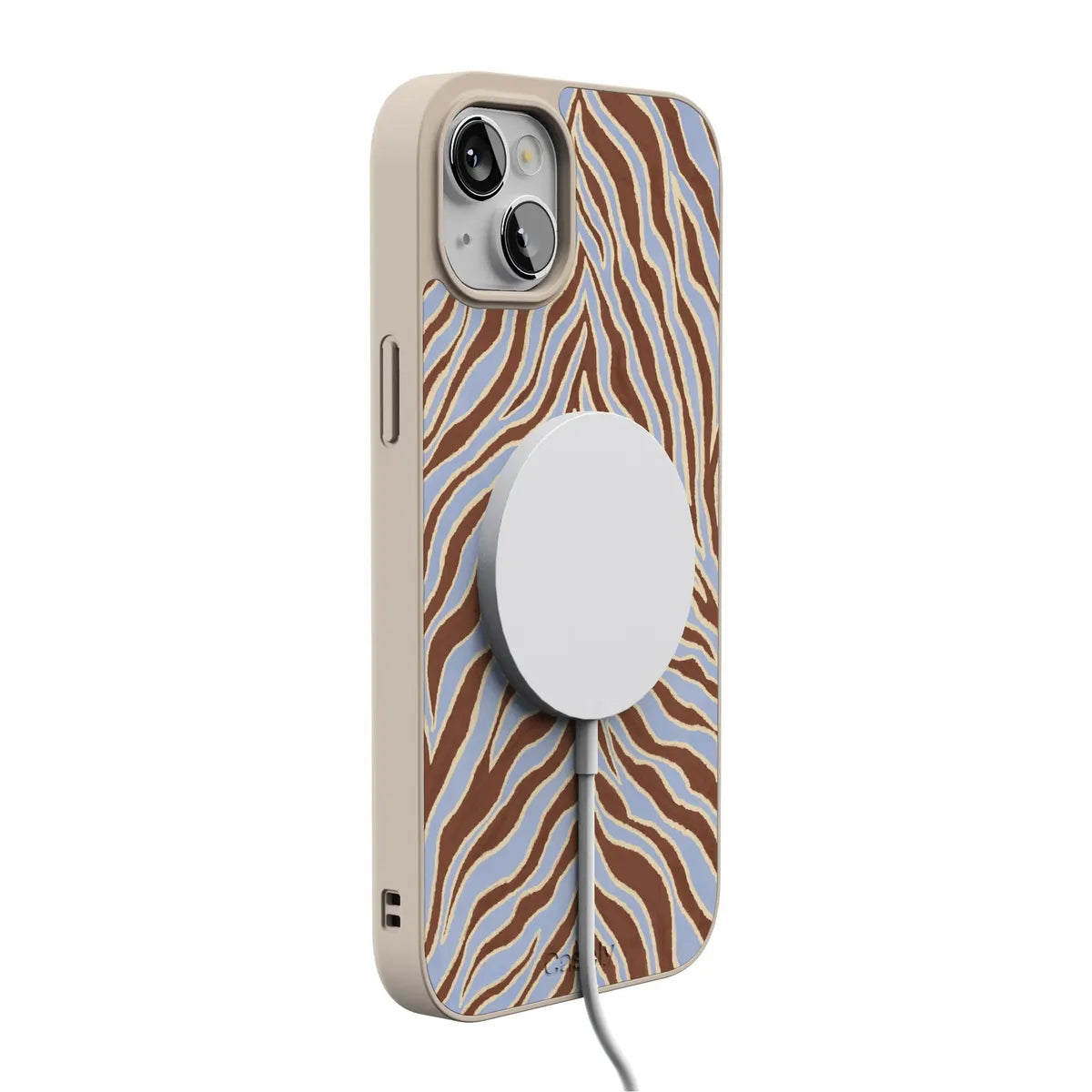 Untamed | Brown & Blue Zebra Case