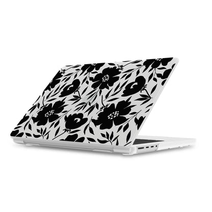 Dark Fantasy | Contrast Floral Laptop Shell