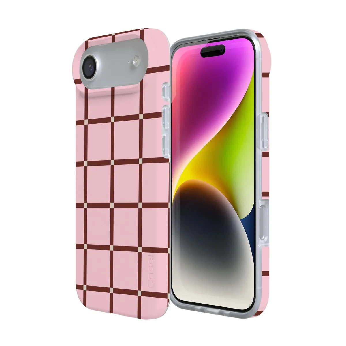Uptown Gridlock | Pink Checkerboard Case