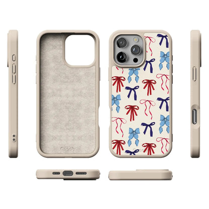 American Girlie | Red White & Blue Bows Case