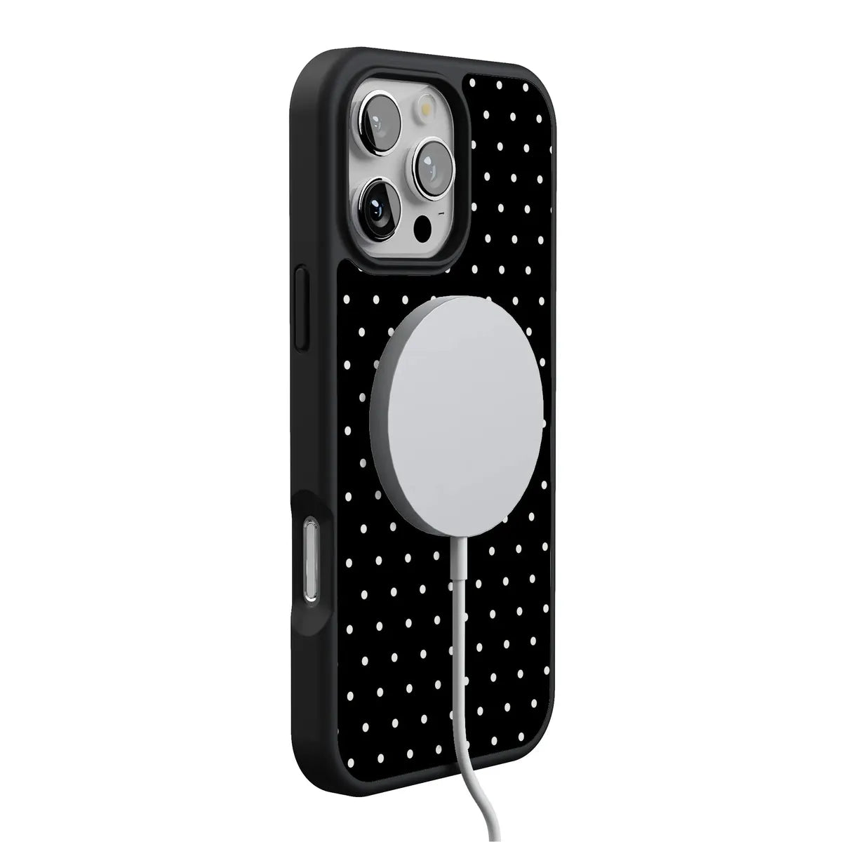 On the Dot | White Polka Dot Case