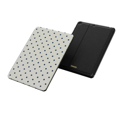 Tiny Stars | Blue & White iPad Case