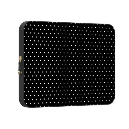 On the Dot | White Polka Dot Laptop Case