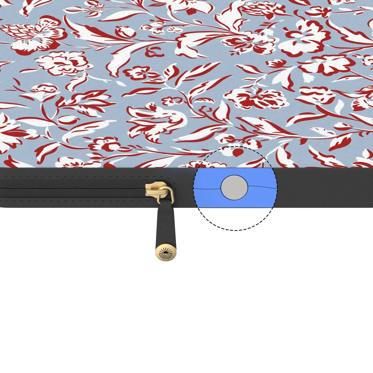 Coastal Carolina | Painted Flowers Laptop Case
