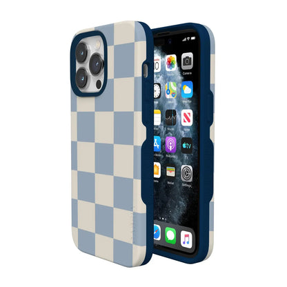 Fit Check | Light Blue Checkerboard Case
