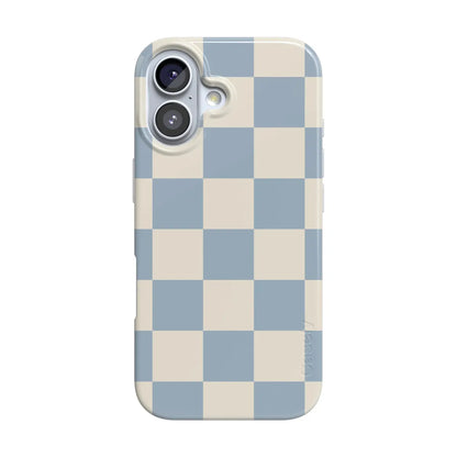 Fit Check | Light Blue Checkerboard Case - iPhone 16