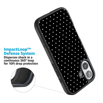 On the Dot | White Polka Dot Case