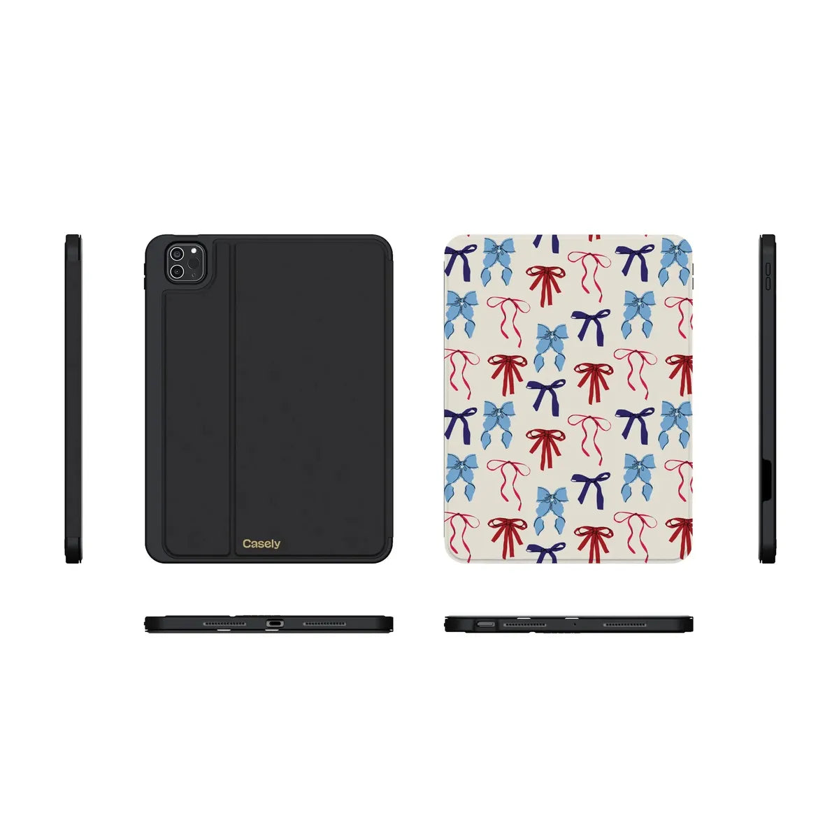 American Girlie | Red White & Blue Bows iPad Case
