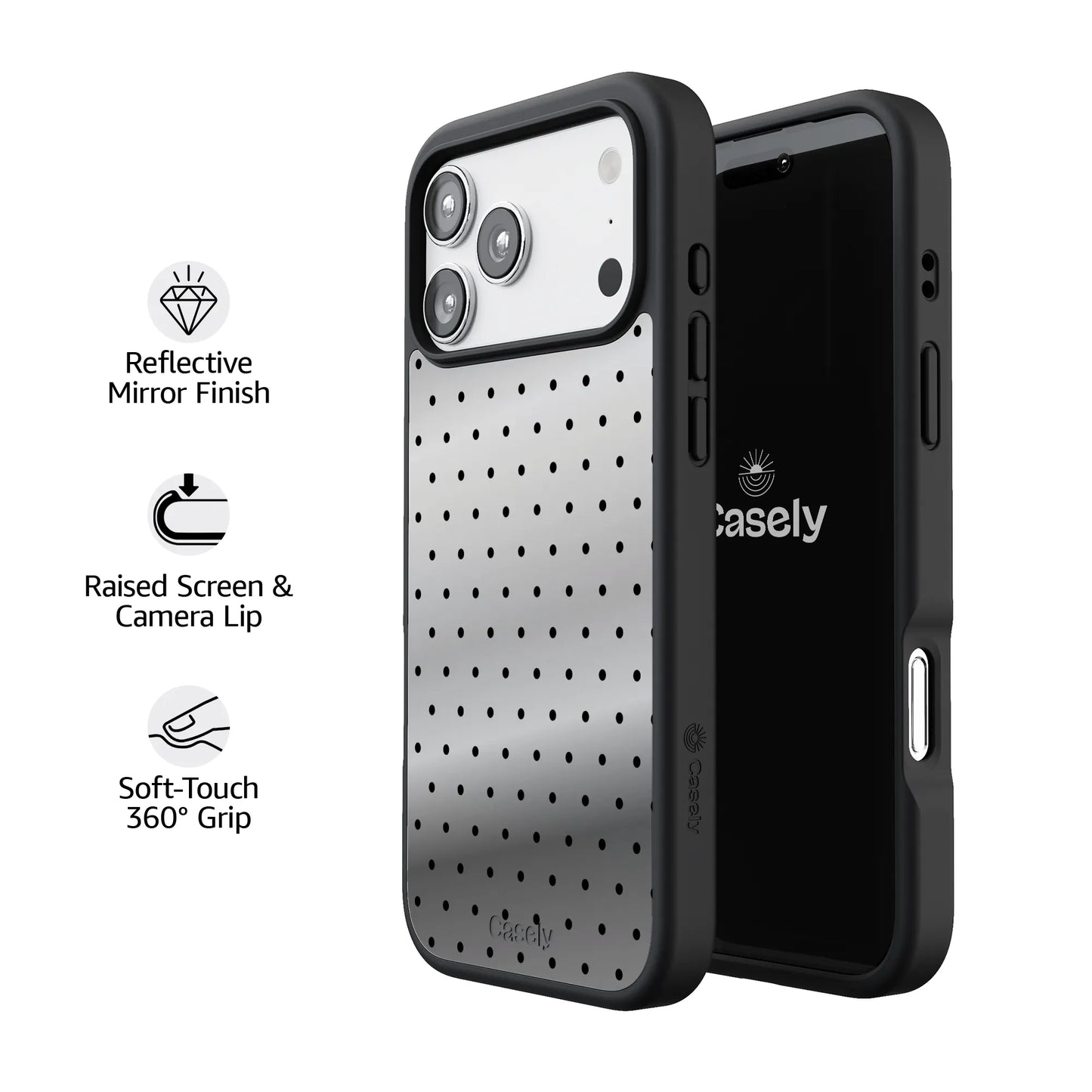 On the Dot | Black Polka Dot Case