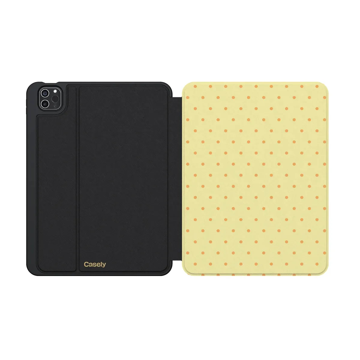 On the Dot | Yellow Polka Dot iPad Case