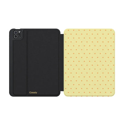 On the Dot | Yellow Polka Dot iPad Case