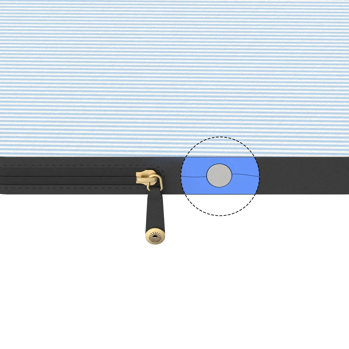 Marina Lines | Tiny Pinstripe Laptop Case