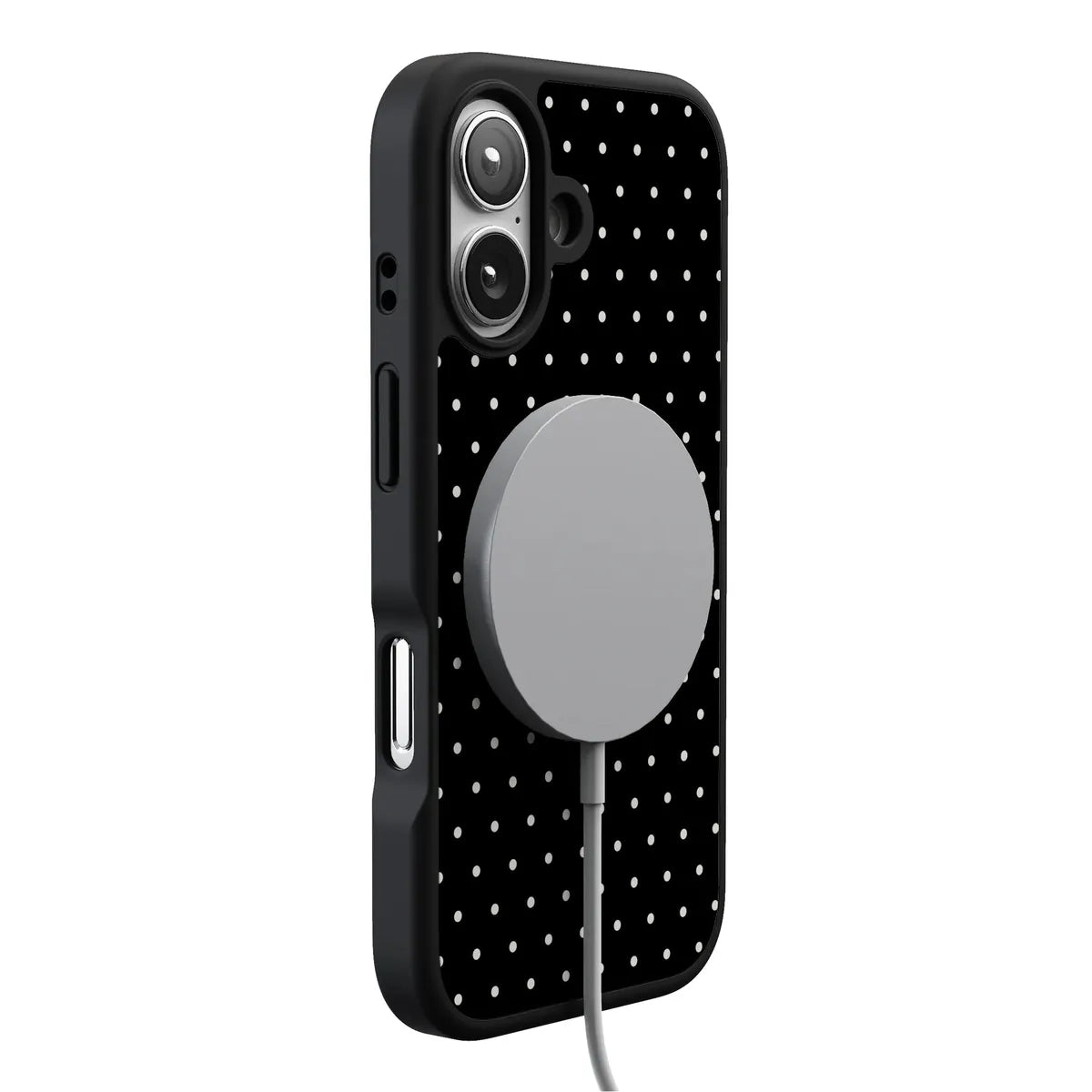 On the Dot | White Polka Dot Case