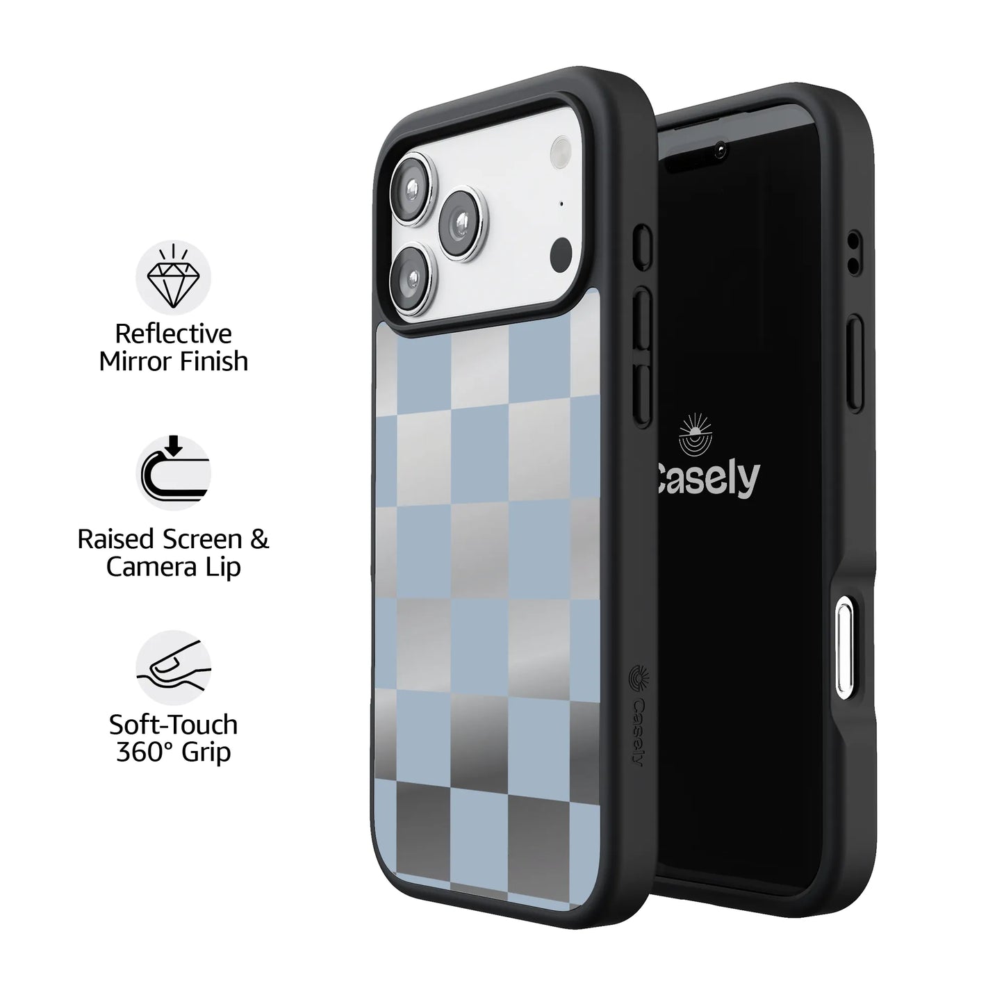 Fit Check | Light Blue Checkerboard Case