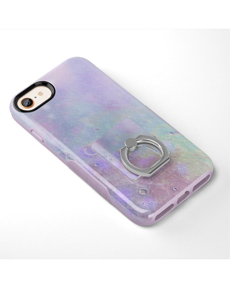 Over the Moon | Pastel Marble Moon Phone Ring Phone Ring get.casely