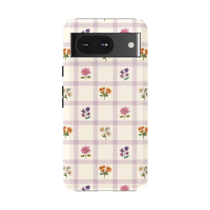 Meadow Check | Floral Gingham Case