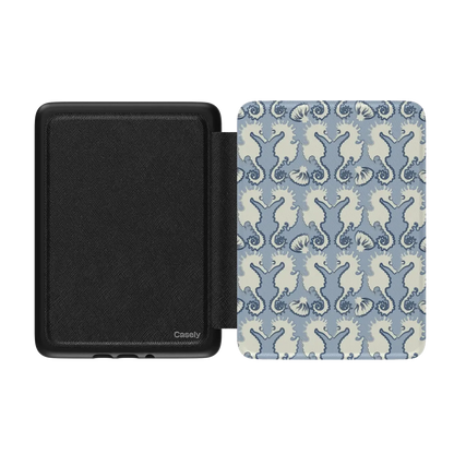 Seahorse Drift | Coastal Blues Kindle Case