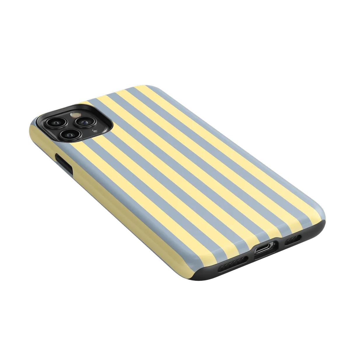 Coastline Stripes | Blue & Yellow Case