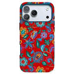 Painted Flowers | Frida Kahlo Floral Case iPhone Case get.casely Bold Flex + MagSafe® iPhone 17 Pro Max