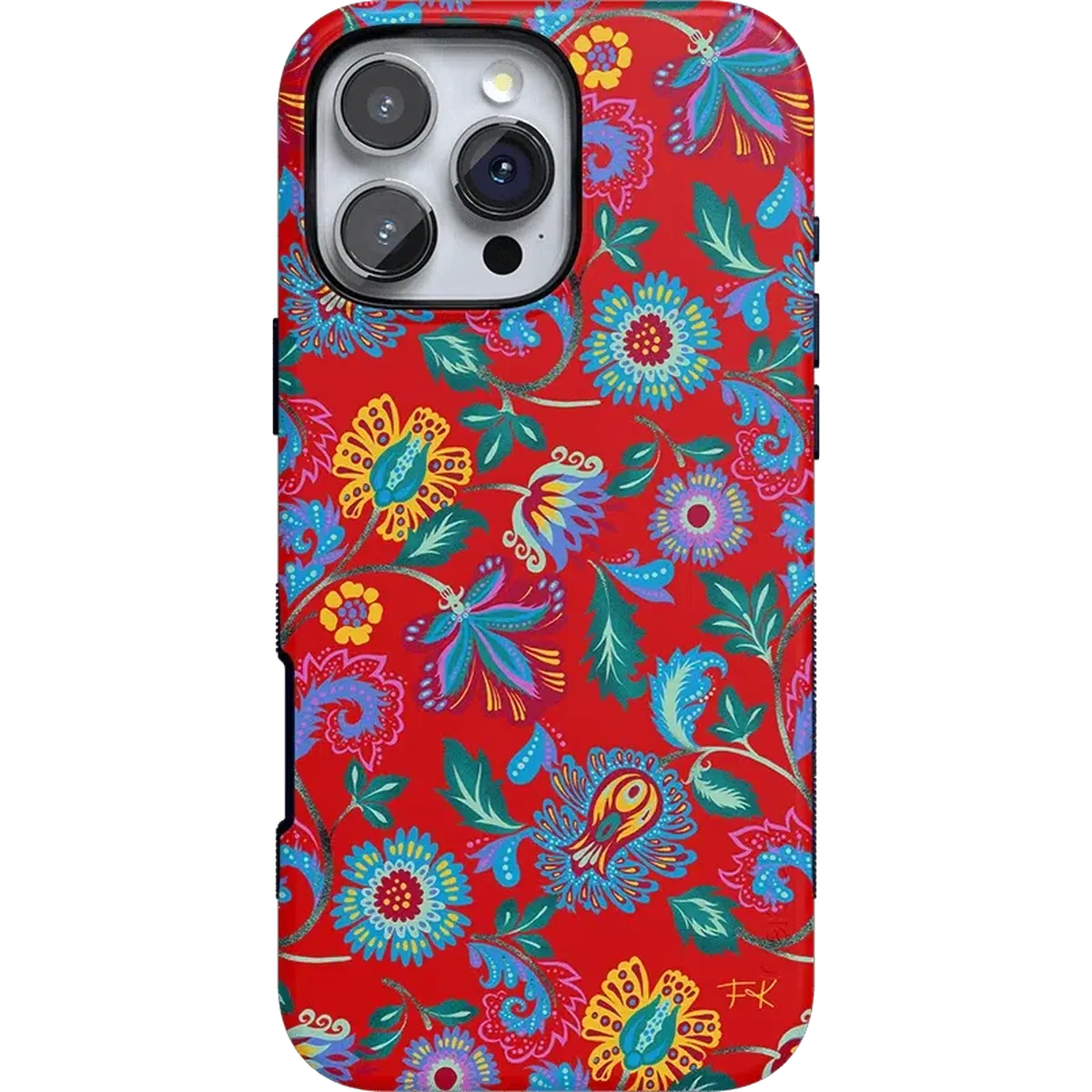 Painted Flowers | Frida Kahlo Floral Case iPhone Case get.casely Bold + MagSafe® iPhone 16 Pro Max