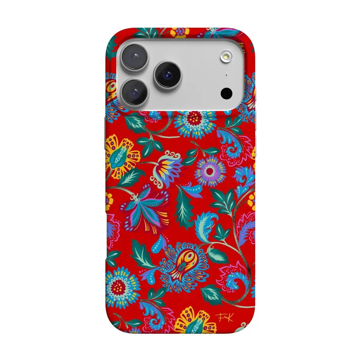 Painted Flowers | Frida Kahlo Floral Case iPhone Case get.casely Classic + MagSafe® iPhone 17 Pro Max