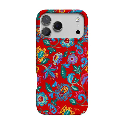 Painted Flowers | Frida Kahlo Floral Case iPhone Case get.casely Classic + MagSafe® iPhone 17 Pro Max