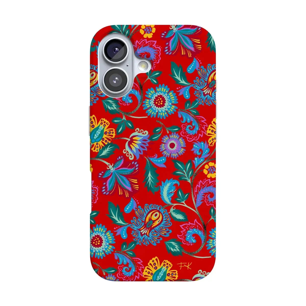 Painted Flowers | Frida Kahlo Floral Case iPhone Case get.casely Classic + MagSafe® iPhone 17