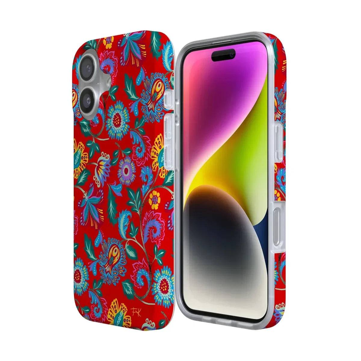 Painted Flowers | Frida Kahlo Floral Case iPhone Case get.casely
