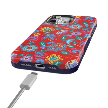 Painted Flowers | Frida Kahlo Floral Case iPhone Case get.casely
