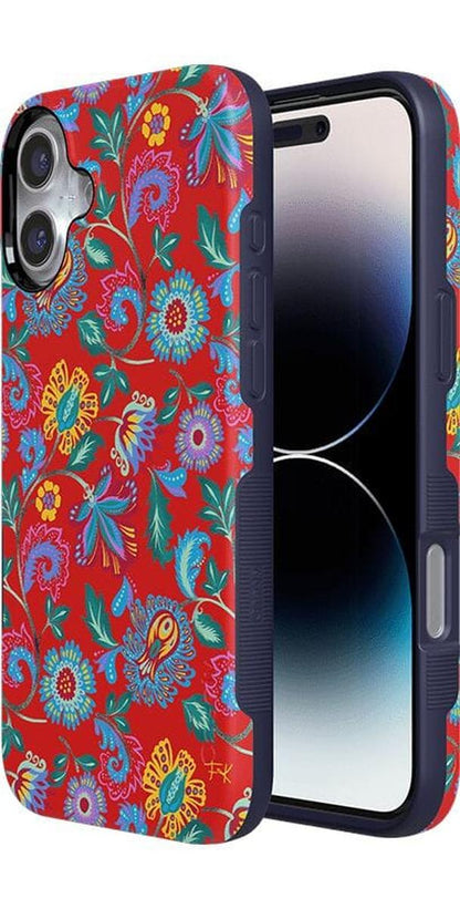 Painted Flowers | Frida Kahlo Floral Case iPhone Case get.casely