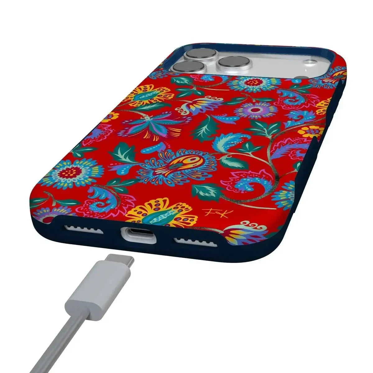 Painted Flowers | Frida Kahlo Floral Case iPhone Case get.casely