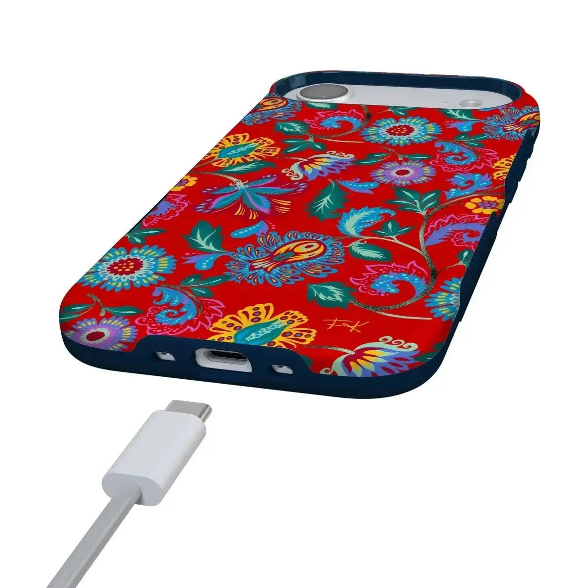 Painted Flowers | Frida Kahlo Floral Case iPhone Case get.casely