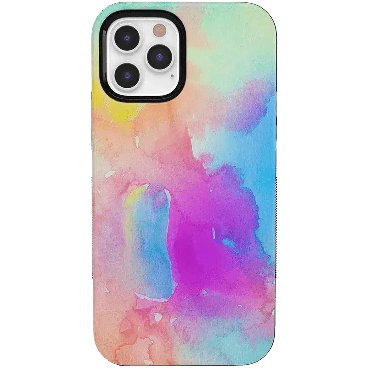 Painting in Pastels | Rainbow Watercolor Case iPhone Case get.casely Bold iPhone 12 Pro