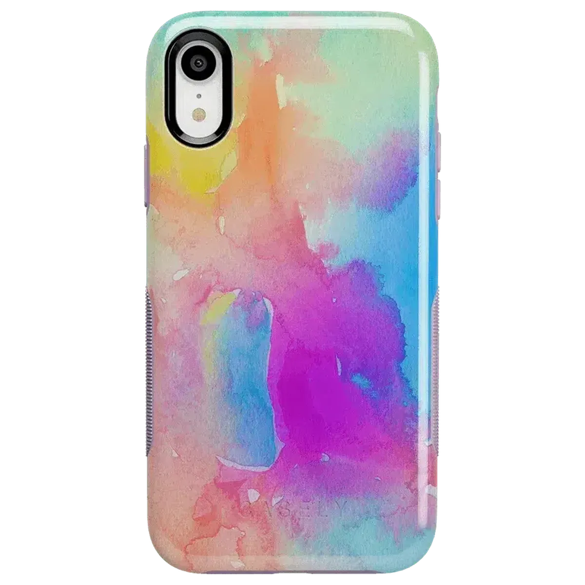 Painting in Pastels | Rainbow Watercolor Case iPhone Case get.casely Bold iPhone XR