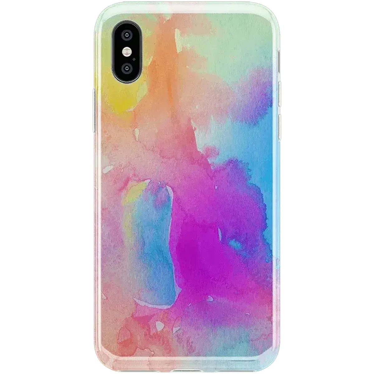 Painting in Pastels | Rainbow Watercolor Case iPhone Case get.casely Classic iPhone X / XS