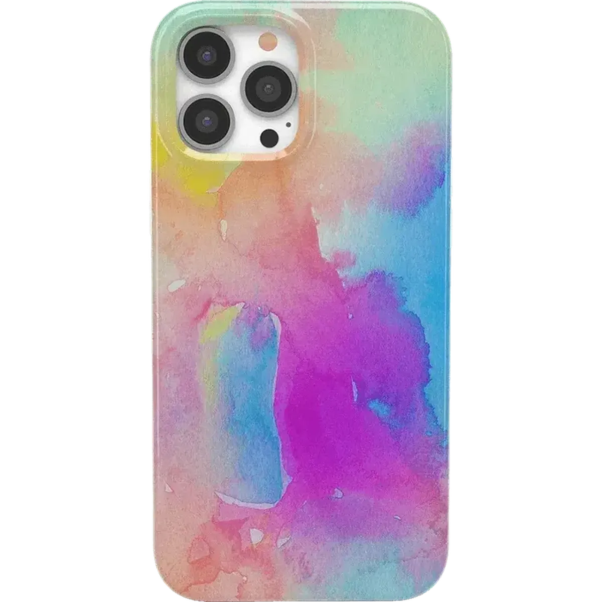 Painting in Pastels | Rainbow Watercolor Case iPhone Case get.casely Classic + MagSafe® iPhone 13 Pro
