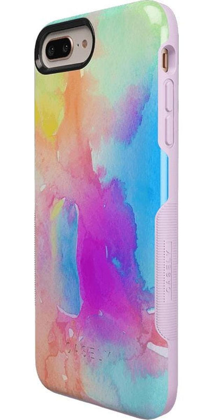 Painting in Pastels | Rainbow Watercolor Case iPhone Case get.casely