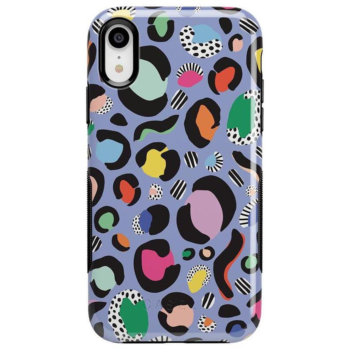 Party Animal | Rainbow Leopard Print Case iPhone Case get.casely Bold iPhone XR