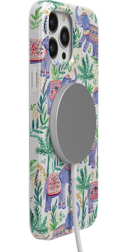 Pastel Gardens | Watercolor Elephant Floral Case iPhone Case get.casely