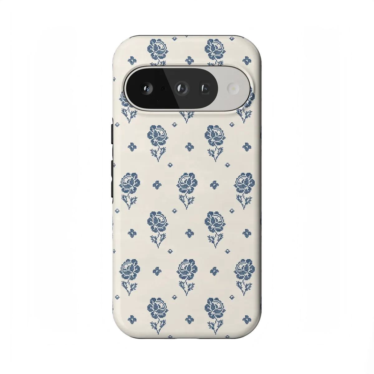 Seaside Stitch | Vintage Roses Case - Google Pixel 10